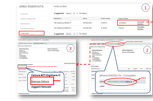 Scarica la Fattura di Digithera